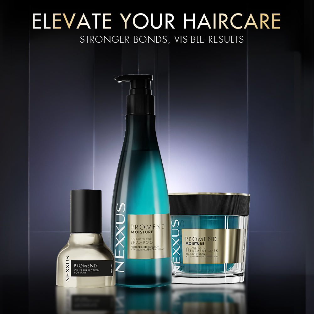 Promend Moisture Collagenizing Treatment Shampo 250 Ml + Mask 200 Ml + Serum 30 Ml Combo
