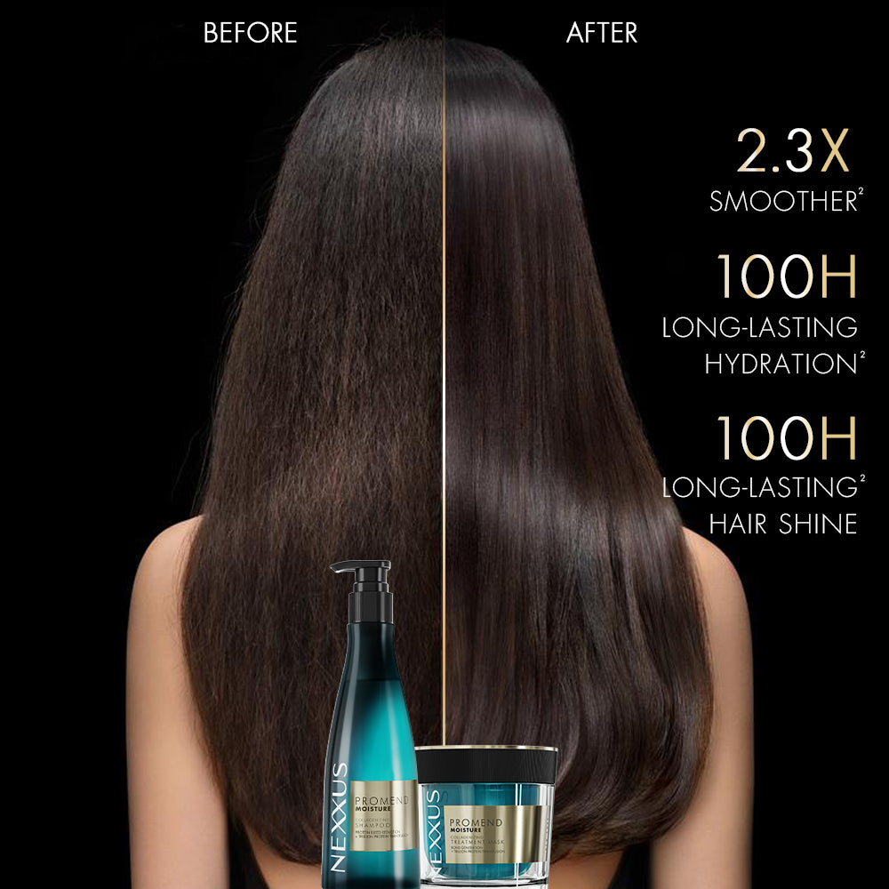 Promend Moisture Collagenizing Treatment Shampo 250 Ml + Mask 200 Ml + Serum 30 Ml Combo
