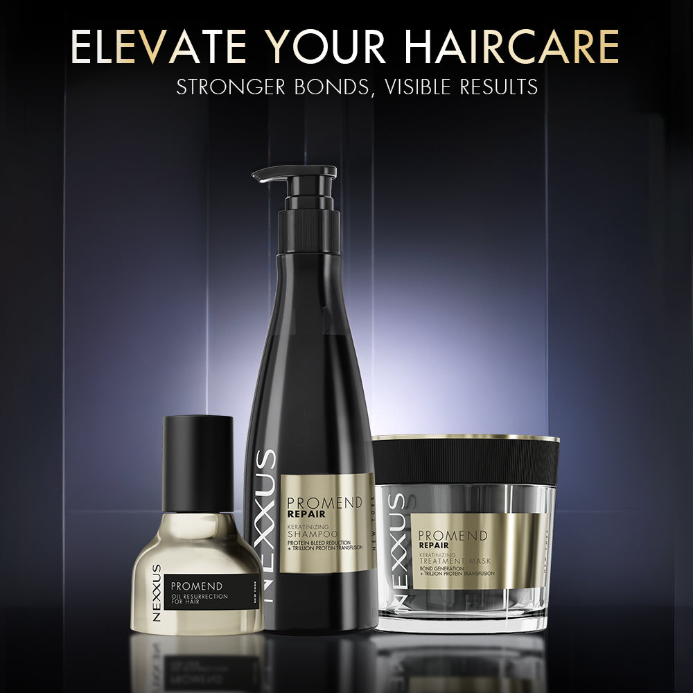 Promend Repair Keratinizing Treatment Shampoo 250 Ml + Mask 200ml + Serum 30 Ml Combo