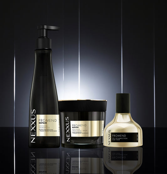 PROMEND REPAIR KERATINIZING SHAMPOO + MASK + PROMEND OIL RESURRECTION OIL COMBO