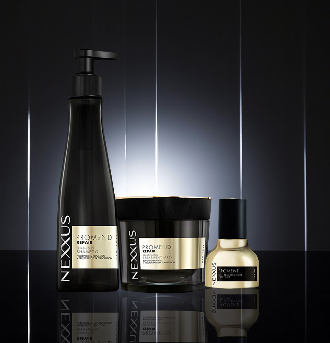 Promend Repair Keratinizing Treatment Shampoo 250 Ml + Mask 200ml + Serum 30 Ml Combo