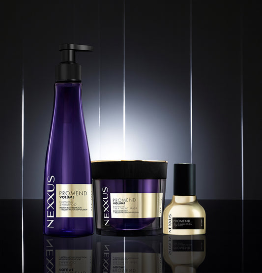 PROMEND VOLUMIZING SHAMPOO | ELASTIN | 250 ml + PROMEND VOLUMIZING MASK | 200 ml + PROMEND OIL RESURRECTION 30 ml