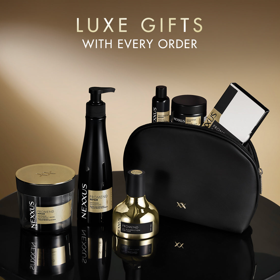 Complimentary gift on full-size products