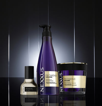 PROMEND VOLUMIZING SHAMPOO | ELASTIN | 250 ml + PROMEND VOLUMIZING MASK | 200 ml + PROMEND OIL RESURRECTION 30 ml